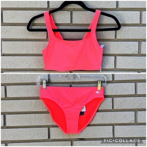 abercrombie kids Other - Abercrombie Kids Cross Back 2 Piece Bikini Pink 13/14